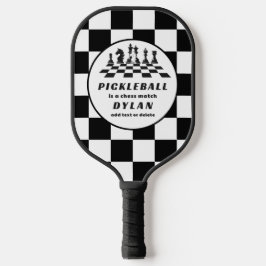 Schaakbord & stukken Spel Vaderdag Pap Gift Pickleball Paddle