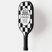 Schaakbord & stukken Spel Vaderdag Pap Gift Pickleball Paddle (Links)