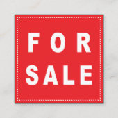 schaakbord te koop vierkante visitekaartje (Achterkant)