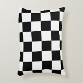 Schaakbord Thuis Vloerkleed van de Klassieke Elega Accent Kussen (Voorkant(Verticaal))