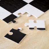 Schaakbord Thuis Vloerkleed van de Klassieke Elega Legpuzzel (Zijkant)