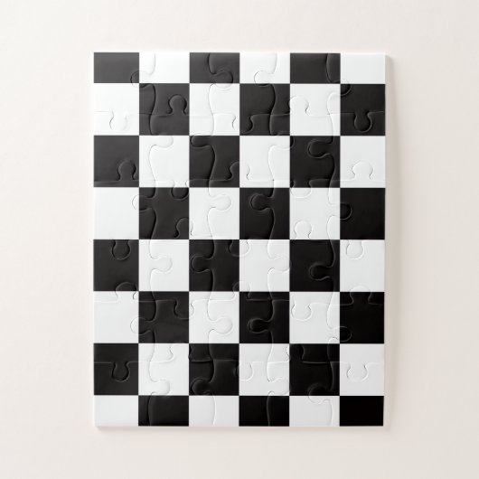 Schaakbord Thuis Vloerkleed van de Klassieke Elega Legpuzzel (Verticaal)