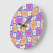 schaakbord van de natuur grote klok (Hoek)