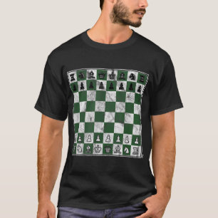 Schaakbord voor prikbord t-shirt