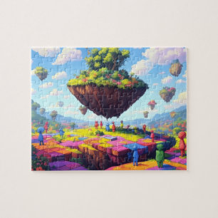 Schaakbord Wereld, 8x10 inch, 110-delig legpuzzel