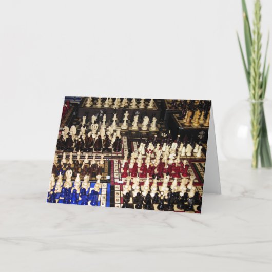 Schaakborden Madness Kaart (Voorkant)