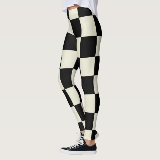 Schaakbordlening Leggings (Links)