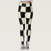 Schaakbordlessen Leggings (Voorkant)