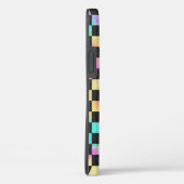 Schaakbordpatroon in 80's kleuren Case-Mate iPhone case (Achterkant / Rechts)