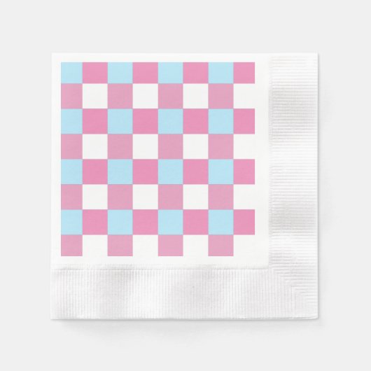 Schaakbordpatroon Servet (Voorkant)