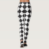 Schaakbordstijl Leggings (Achterkant)
