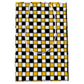 Schaakbordstijl Medium Cadeauzakje (Voorkant)