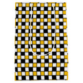 Schaakbordstijl Medium Cadeauzakje (Achterkant)