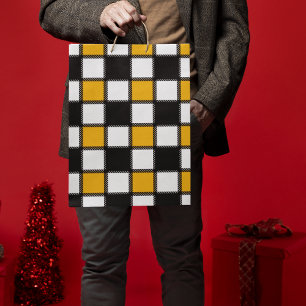 Schaakbordstijl Medium Cadeauzakje