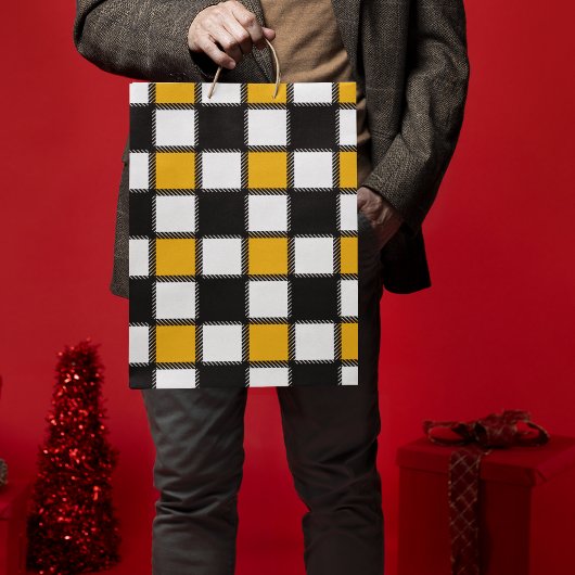 Schaakbordstijl Medium Cadeauzakje