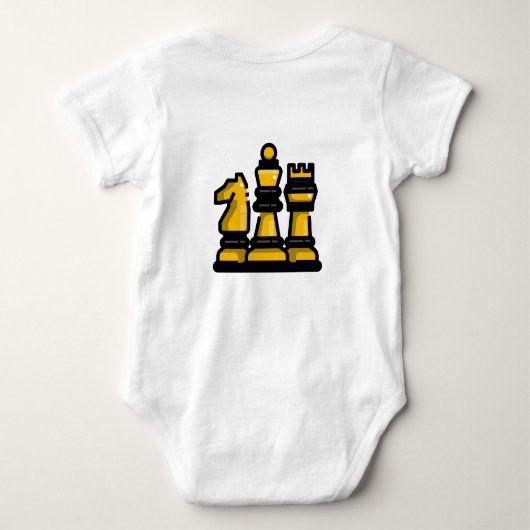 Schaakbordstijl Romper (Achterkant)