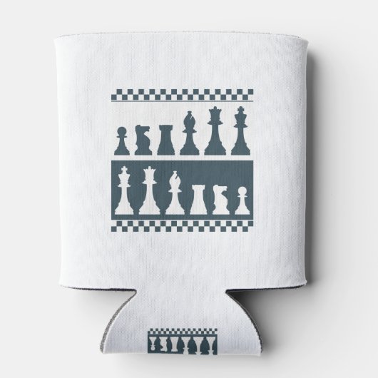 Schaakbordstukken Blikjeskoeler (Achterkant)