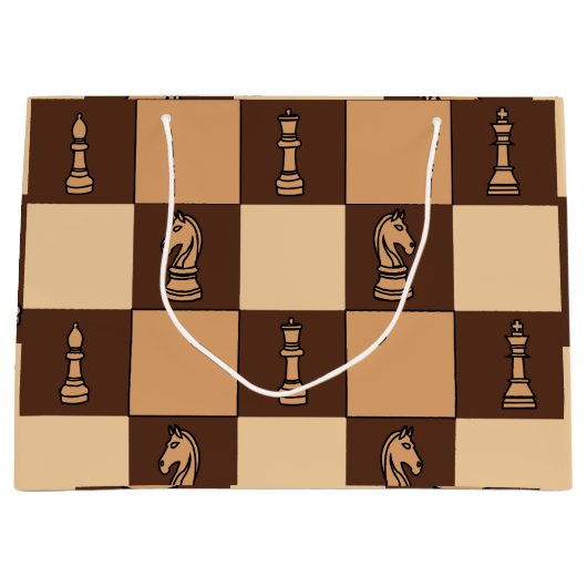 Schaakbordstukken Groot Cadeauzakje (Voorkant)