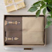 Schaakbordstukken Tissuepapier (Geschenk)