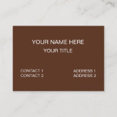 Schaakbordstukken Visitekaartje (Achterkant)