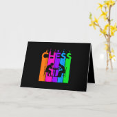 Schaakborrel Hobby En Sport Cadeaubon Idee Kaart (Gele Bloem)