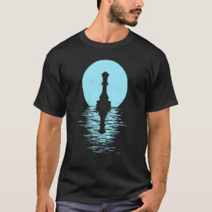 Schaakclub Spel Koning Koningin Paard schaakstuk m T-shirt