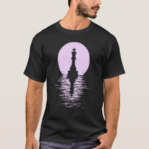 Schaakclub Spel Koning Koningin Paard schaakstuk m T-shirt