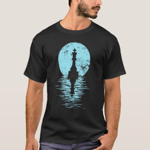 Schaakclub Spel Koning Koningin Paard schaakstukke T-shirt