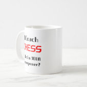 schaakcoach koffiemok (Voorkant links)