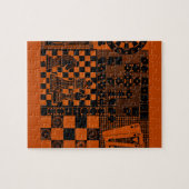 schaakdammen dominos dominos legpuzzel (Horizontaal)