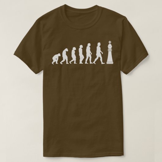 Schaakevolutie Schaak 2 T-shirt (Design voorkant)