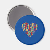 schaakgift | Ik hou echt van schaken Magneet (Voorkant / Achterkant)