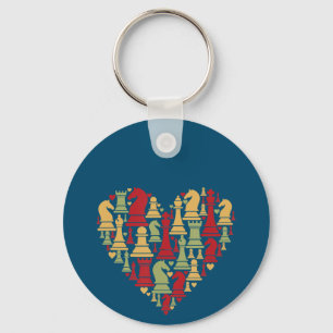 schaakgift   Ik hou echt van schaken Sleutelhanger