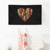schaakgift | Ik hou echt van schaken Spandoek (Insitu)