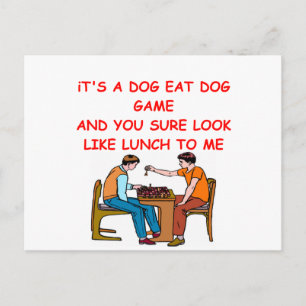 schaakgrap briefkaart