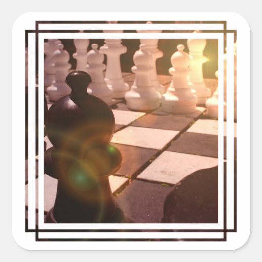 Schaakgrootmeester Stickers (Voorkant)