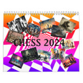 Schaakkalender 2024 kalender (Hoes)