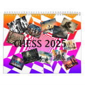 Schaakkalender 2025 kalender (Hoes)