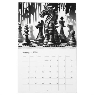 Schaakkalender 2025 kalender