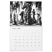 Schaakkalender 2025 kalender (Jan 2027)