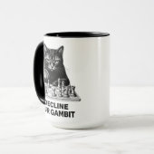 Schaakkat Weigert Uw Gambiet Mok (Voorkant links)