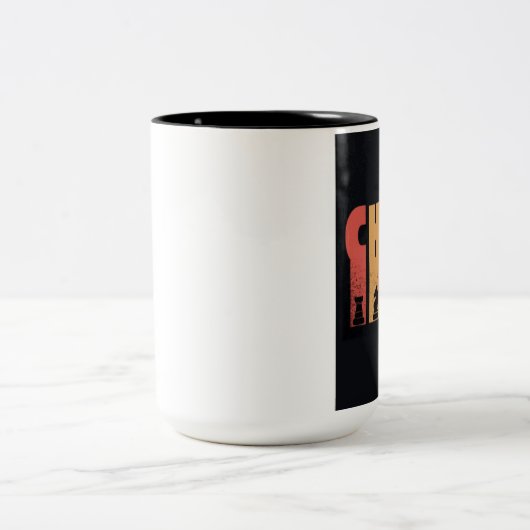 schaakkoffie-mok tweekleurige koffiemok (Center)