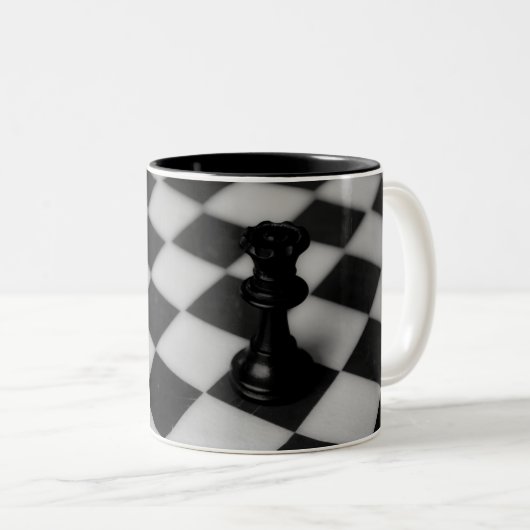 Schaakkoningin mok (Voorkant rechts)