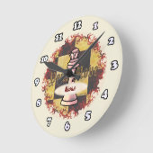 schaakkoningklok ronde klok (Hoek)