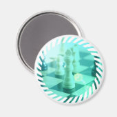 Schaakkoningsmagneet Magneet (Voorkant / Achterkant)