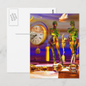 Schaakkunst, schaakregels, schaakopeningen, briefkaart (Voorkant / Achterkant)