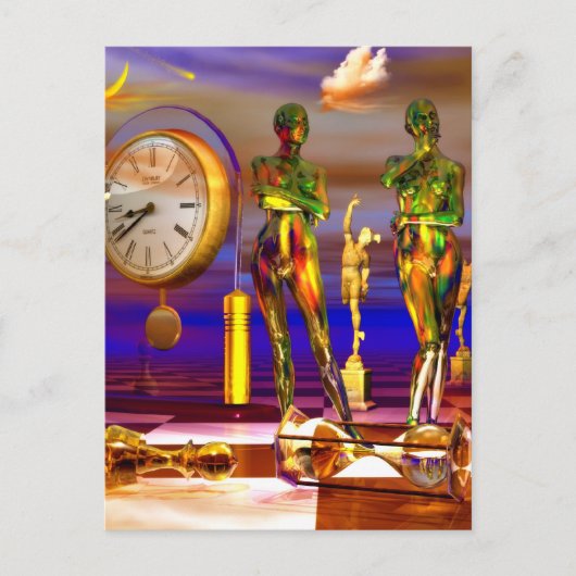 Schaakkunst, schaakregels, schaakopeningen, briefkaart (Voorkant)