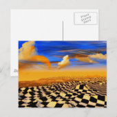 Schaakkunst, schaakregels, schaakopeningen, briefkaart (Voorkant / Achterkant)