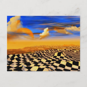 Schaakkunst, schaakregels, schaakopeningen, briefkaart