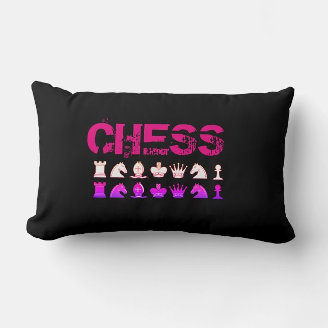 schaakkussen kussen (Voorkant)